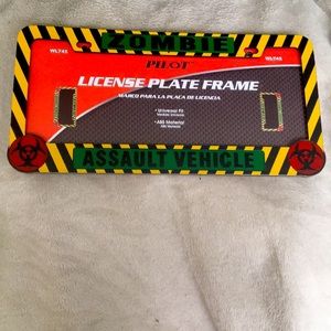 Zombie Assault Vehicle license plate frame